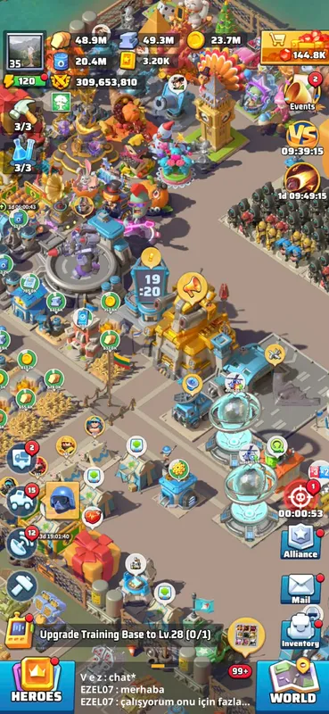 S576 |HQ35 | VIP14 | 167M Power | 57.8M Main Squad | All Heroes  — Last War account on Server 576, VIP 14, 310.00M power