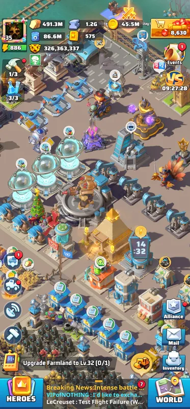 🔥 326M+ T11 | VIP 14 | Server 87 🔥 — Last War account on Server 87, VIP 14, 326363.34B power