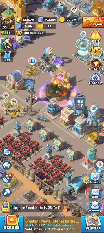 VIP16 - Server 1502 - Pre Season 4 — Last War account on Server 1502, VIP 15, 300.00M power