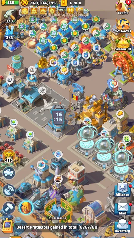 S3 / HQ 31 / T1 38M / — Last War account on Server 1812, VIP 13, 178.00M power