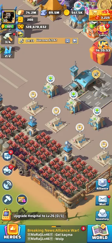 129M | 26M Tank | T10 | VIP12 | #1 Alliance | S2146 — Quick Sale — Last War account on Server 2146, VIP 12, 129.00M power