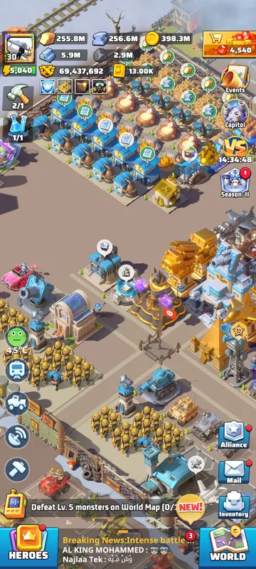 Server 1996 - HQ 30-power 69 M- hero 15 ur  — Last War account on Server 1996, VIP 12, 69.00M power