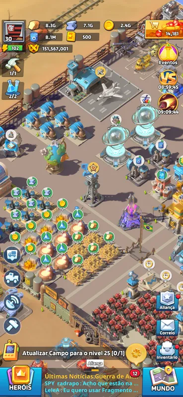 S1527 • HQ30 • VIP12 • 150 Power • 18 UR Heroes — Last War account on Server 1527, VIP 12, 150.00M power